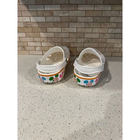 DISNEY PARKS CROCS Clogs Adult 50th Anniversary Vault Balloons Florida M7 W9 - Picture 3 of 6